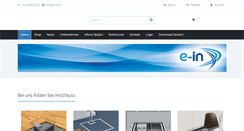 Desktop Screenshot of e-in.ch